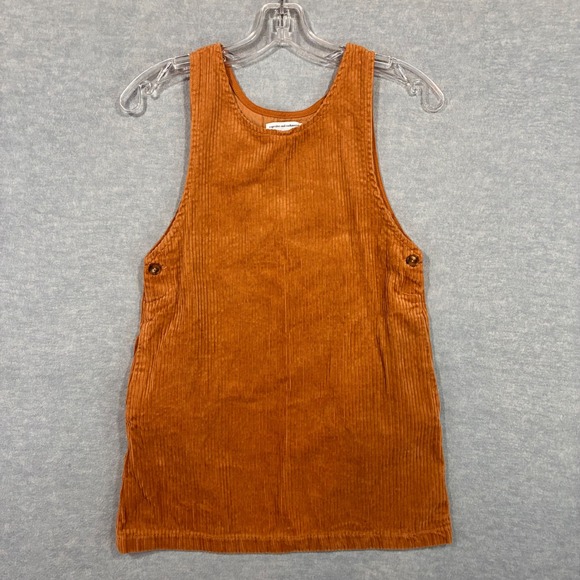 cupcakes and cashmere Other - Cupcakes and Cashmere Kids Rust Orange Corduroy Jumper Dress Size 8 Pockets
